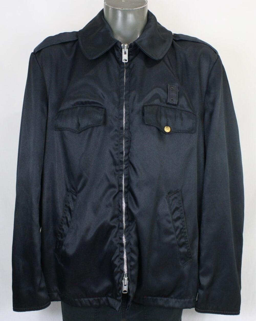 Vintage Horace Small Tuffy Topper Jacket 48L XL Black Talon Zip Workwear Police
